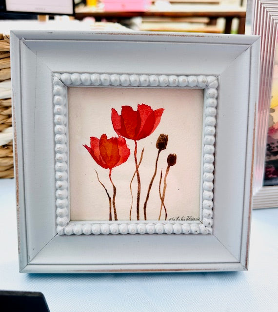 Vermillion Poppy mini