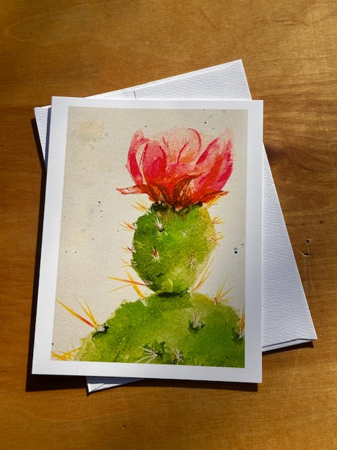 Cactus notecard set