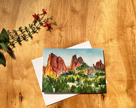 Garden of the Gods Notecard